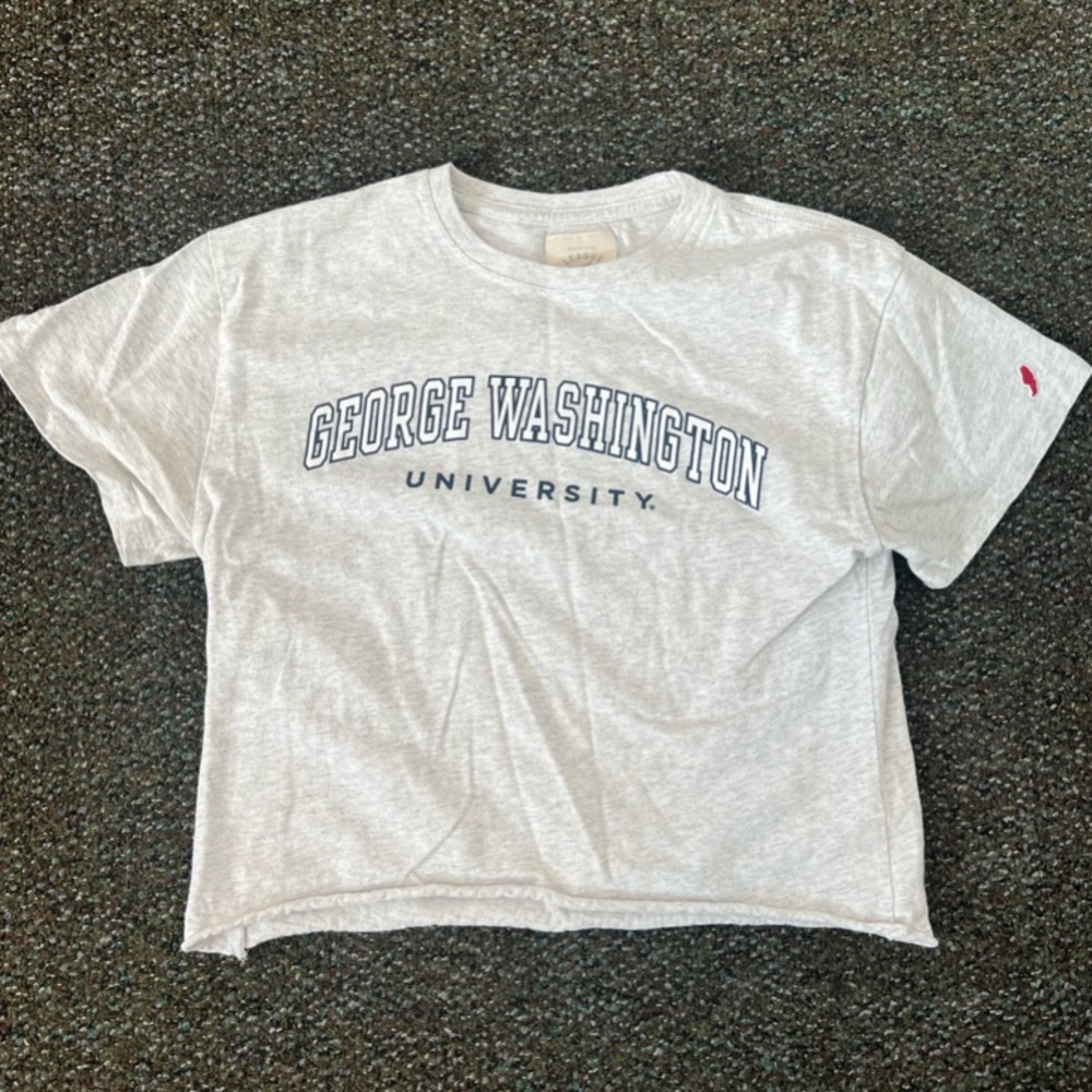 George Washington University crop top